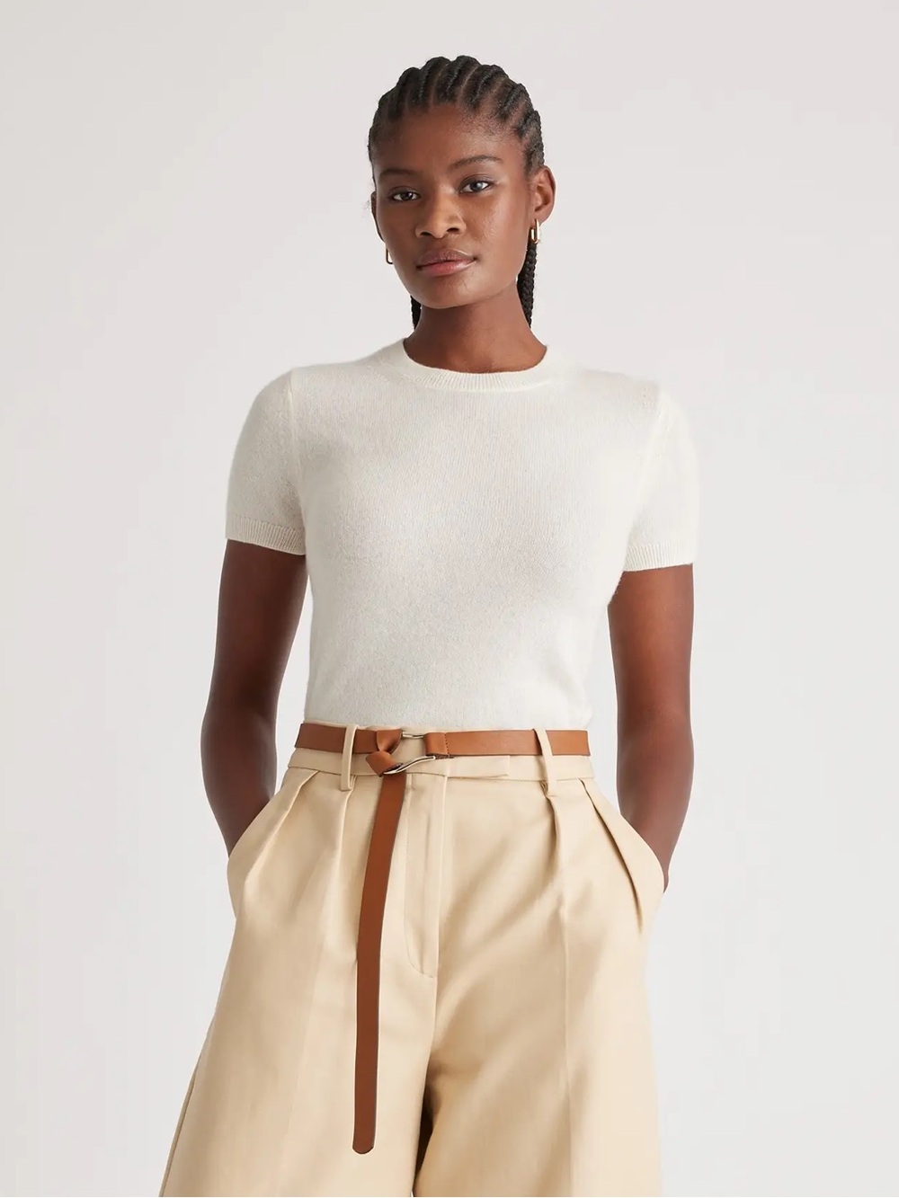 Quince Mongolian Cashmere Tee